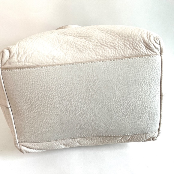 😍🌻 THE SAK   Tote Shoulder Handbag in Ivory White Genuine Leather - Picture 9 of 13